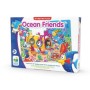 Primul meu mare puzzle de podea Prietenii oceanului 12 piese 60.96x45.72 cm asamblat